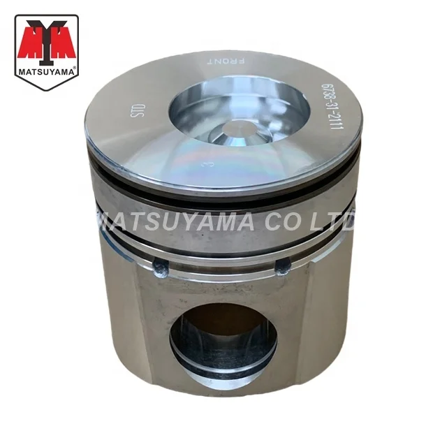 6738-31-2111 6738312111 S4D102 SAA4D102E-2  Piston Kit for Komatsu Excavator PC160 PC160LC-7