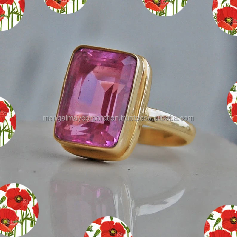 Good Looking Square Faceted Amethyst Gems Ring 10x12 mm In Size 925 Silver Bezel Set Ring Jewelry Beautiful Ring For Men Women