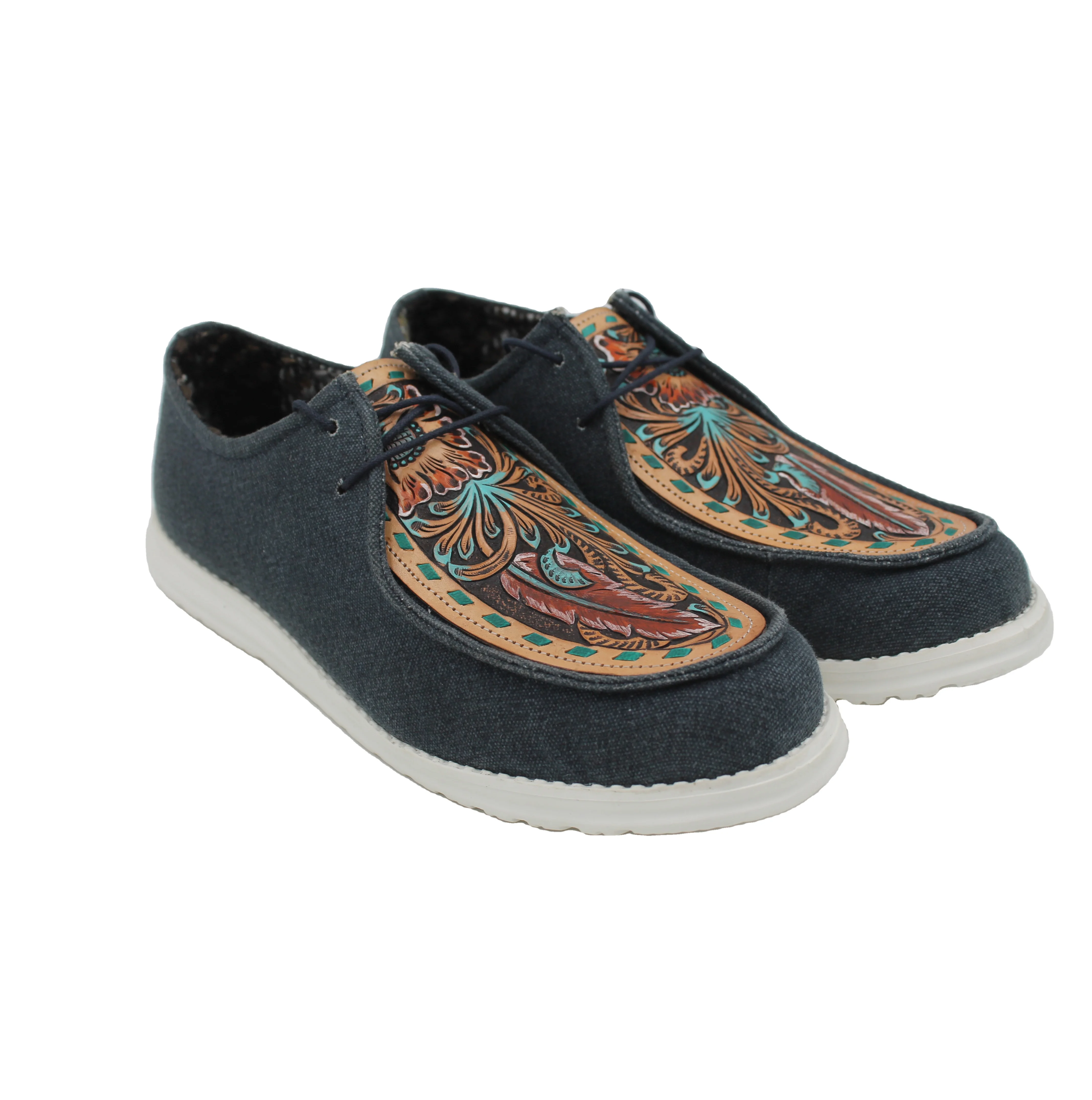 New fashion unisex western tooling shoes western lifestyle Custom leather shoes at custom sizes and colors