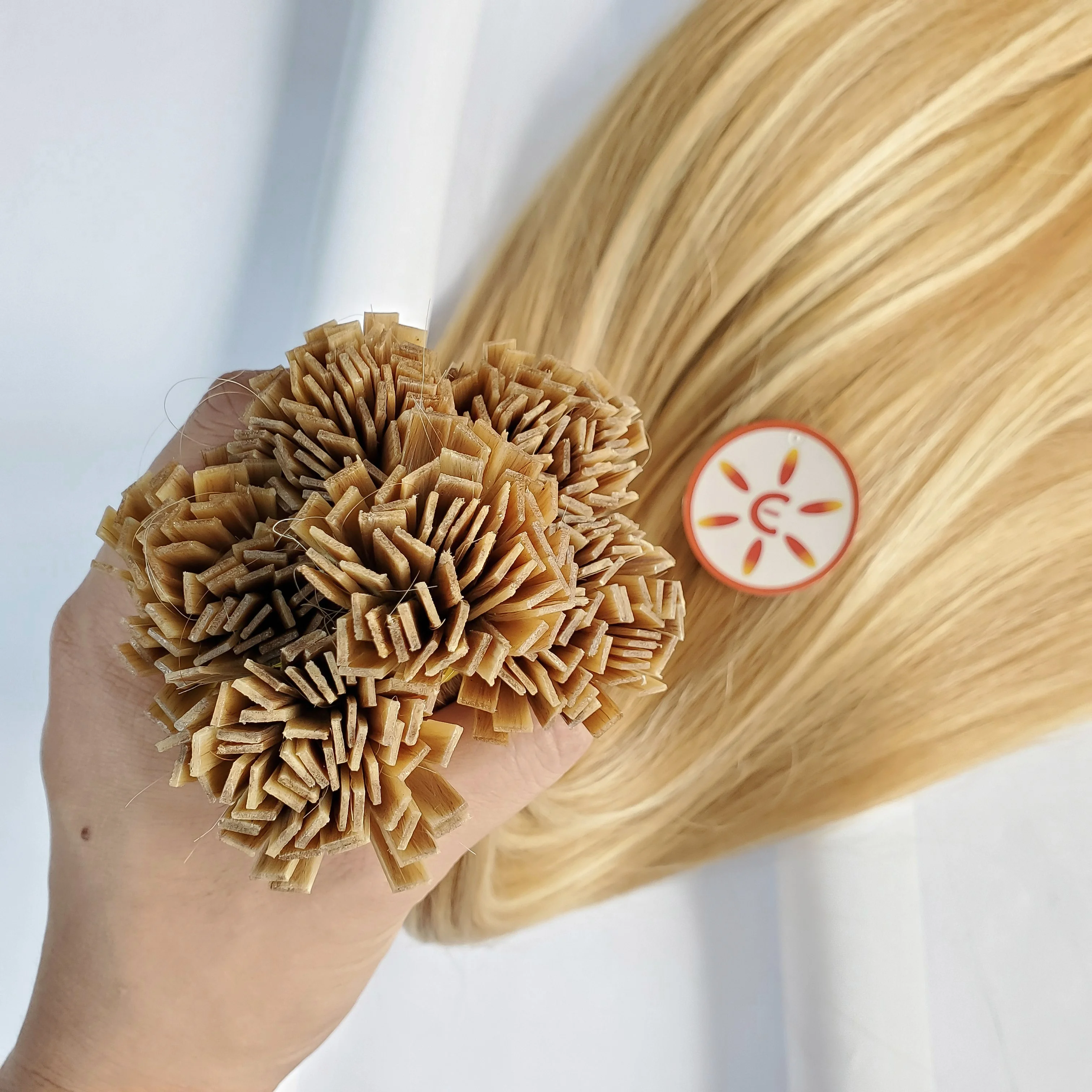 E-HAIR VIETNAM | Wholesale Cheap Human hair extension Flat Tip Italy Keratin Hair Extensions Flat Tip Hair | Piano Color