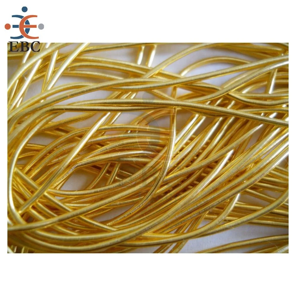 Bullion Wire French Wire Silver Metallic Gimp Wire Badges Machine Made Metal Soft Bars Customized Excellent 2-7 Days Strings