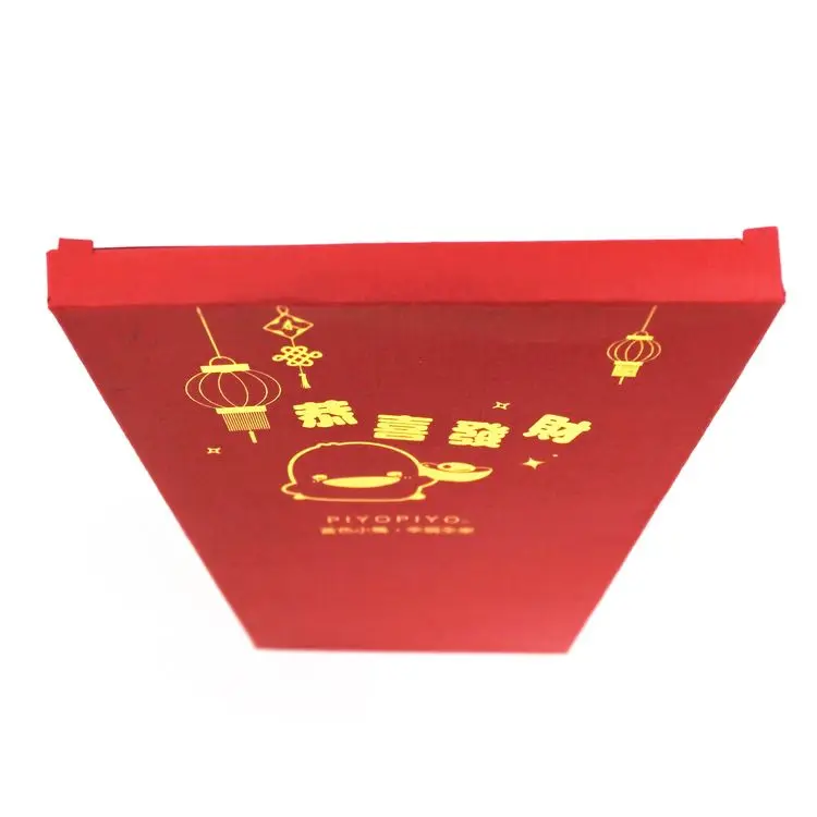 Luxury decoration wholesale high-quality customized chinese new year red pocket envelope