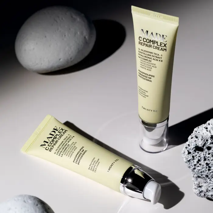 Twenty Kei 50ml MADE C Complex Repair Cream with Korean Hyaluronic Acid and Centella Natural Ingredients for Skin Repair