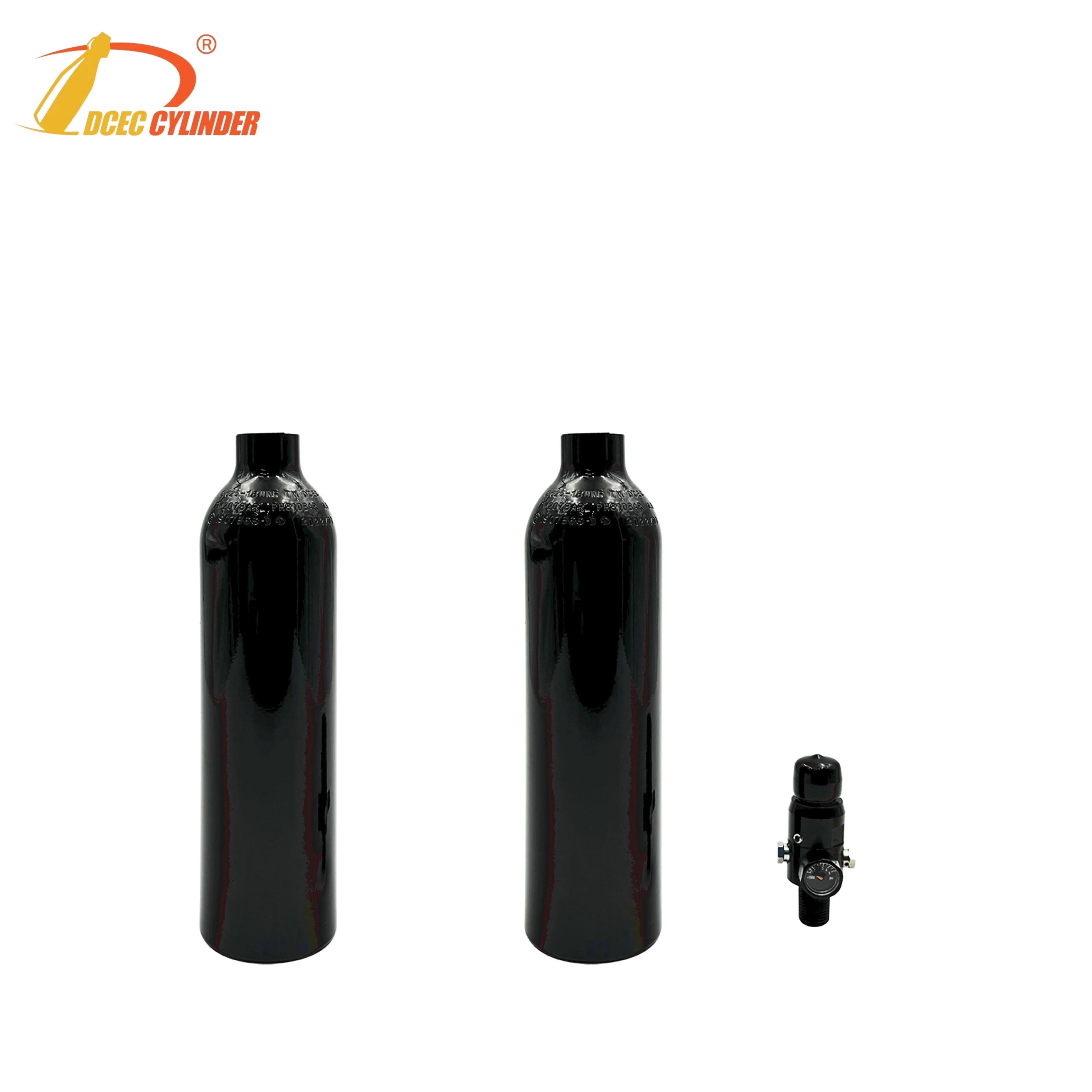 0.5L Cylinder 20mpa Co2 Bottle for pcp air and Airsoft HPA Tank with regulator