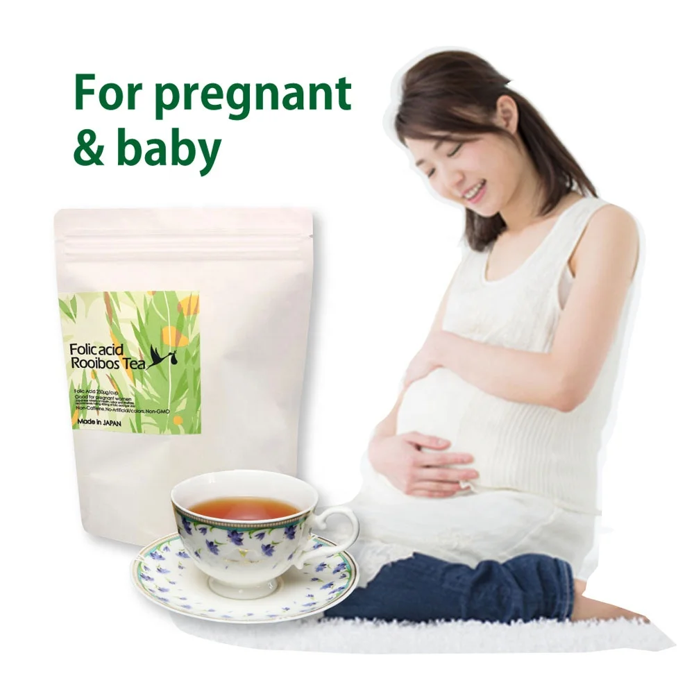 Soft drink tea for mother pregnant woman & baby herbal red rooibos health & medical decaffeinated with Folic acid made in Japan