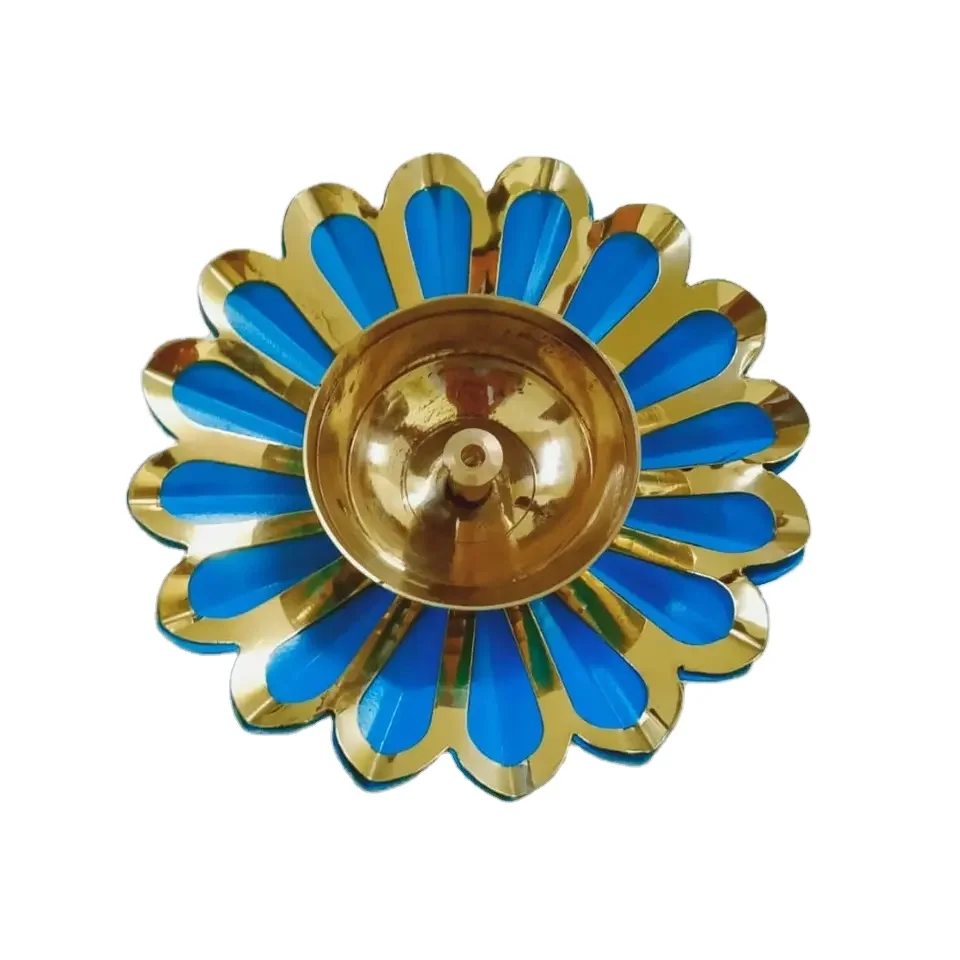 Новейшее и прекрасное качество латунь diya pooja 100% чистый латунный лучший подарок для функций