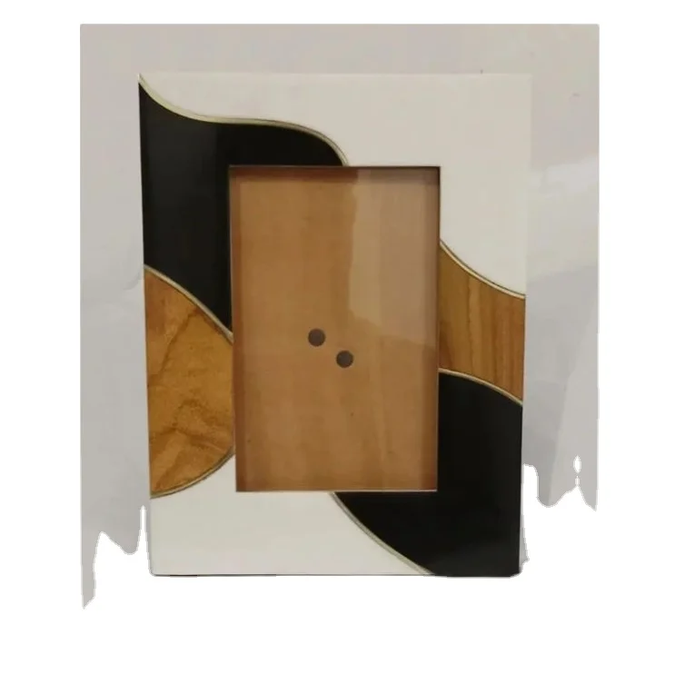 Best quality New style Home Decor Wooden Resin Wall Mount Multi Picture Photo Frames Table Top Wooden Picture Frame With Glass