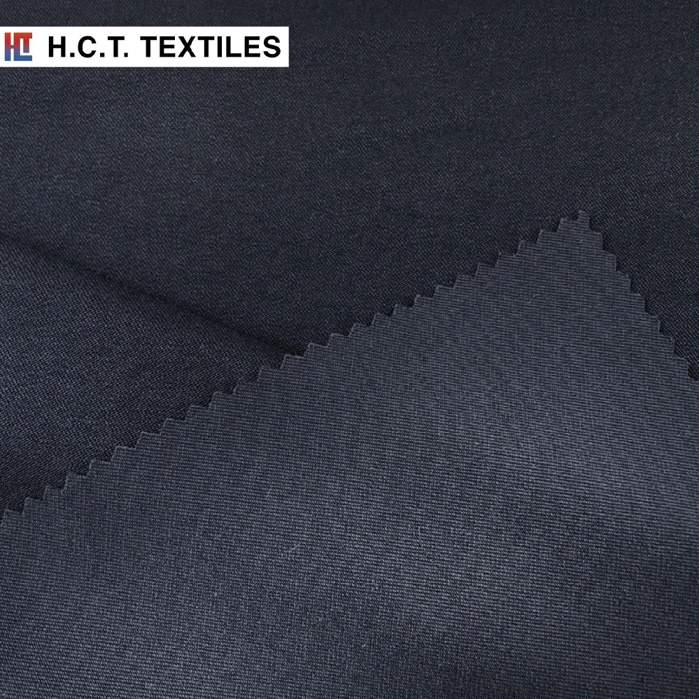 Water repellent taslan yarn spandex nylon twill stretch fabric