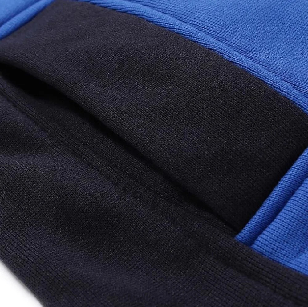 Новинка 2021 мужская спортивная одежда с капюшоном костюм на двойной молнии модная повседневная куртка для бега + спортивные брюки из двух предметов