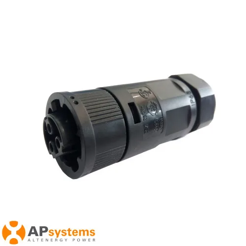 Разъем переменного тока APsystems-F-12AWG Кабельный разъем тока-гнездовой-25A () - 2300532032