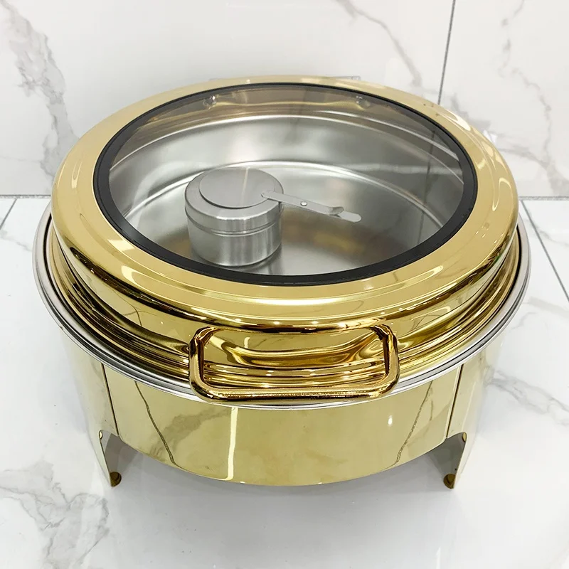 Restaurant Hotel Supplies Chaffing Dishes Buffet Catering Stainless Steel Dubai Royal Black Chafing Dishes For Catering