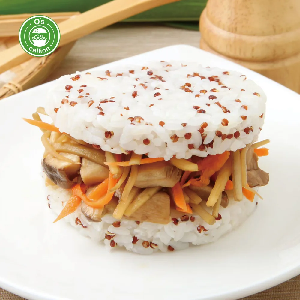 Convenient Individual Package Instant Food Frozen Rice Burgers Set