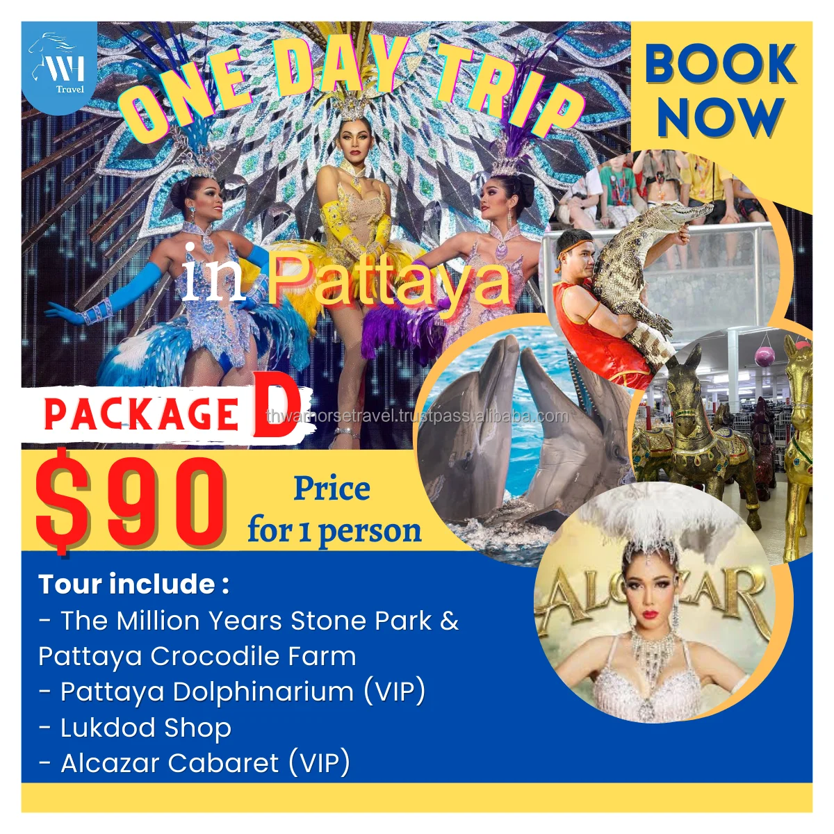 Package D One day trip in Pattaya (Thailand) Travel packages Pattaya Travel Adventure