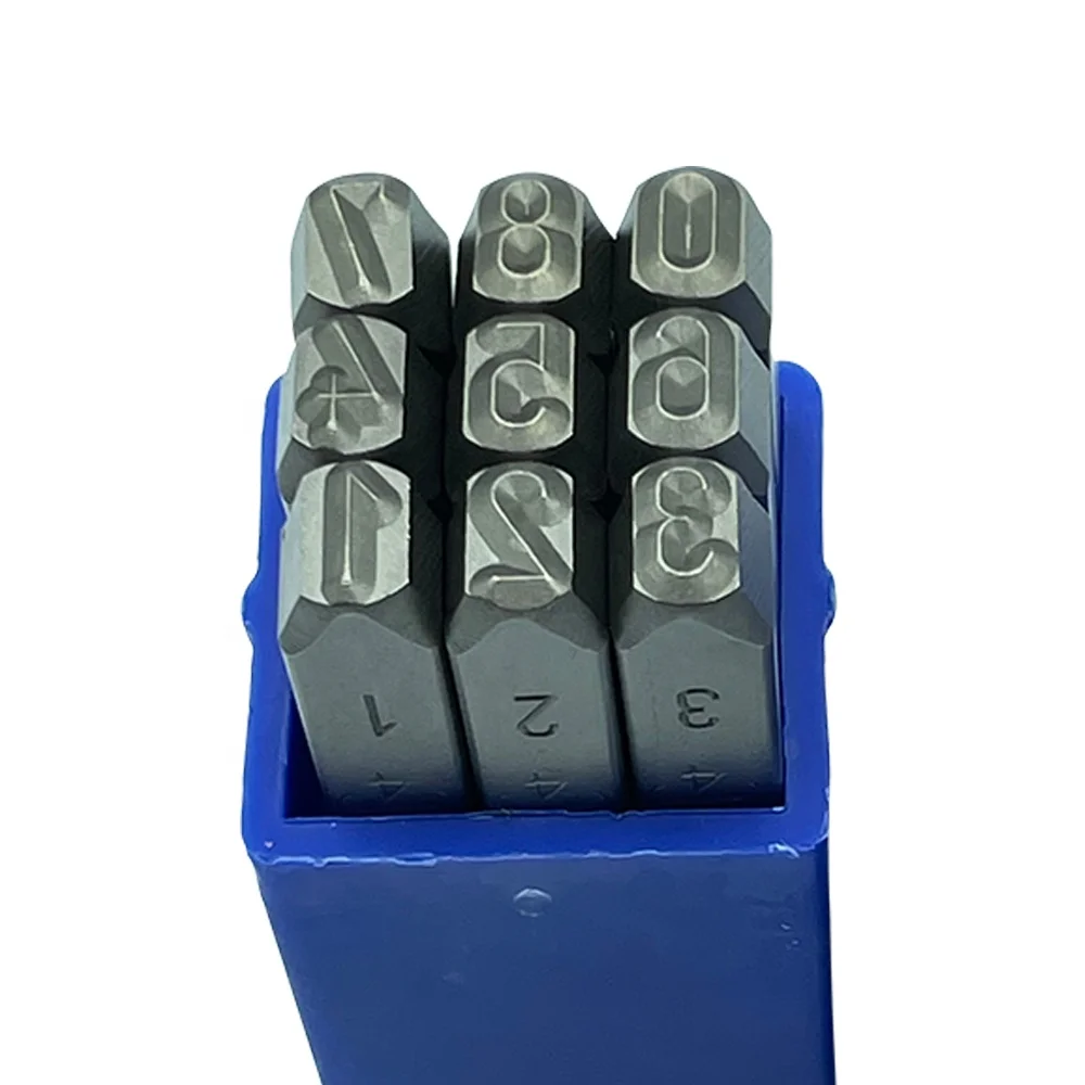 Factory direct sale diy handmade stamp logo tools 6(S)mm german number punch