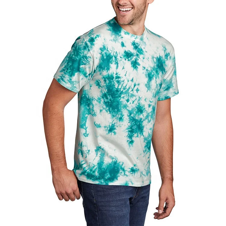 Wholesale Factory Color tone Youth Adult Tie Dye cotton top quality breathable sublimation T-Shirt with OEM service