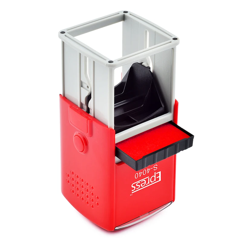 Square Self-inking Stamp for Office Supplies Copy Stamps Self Inking Personalized Stamp for Business 40*40mm