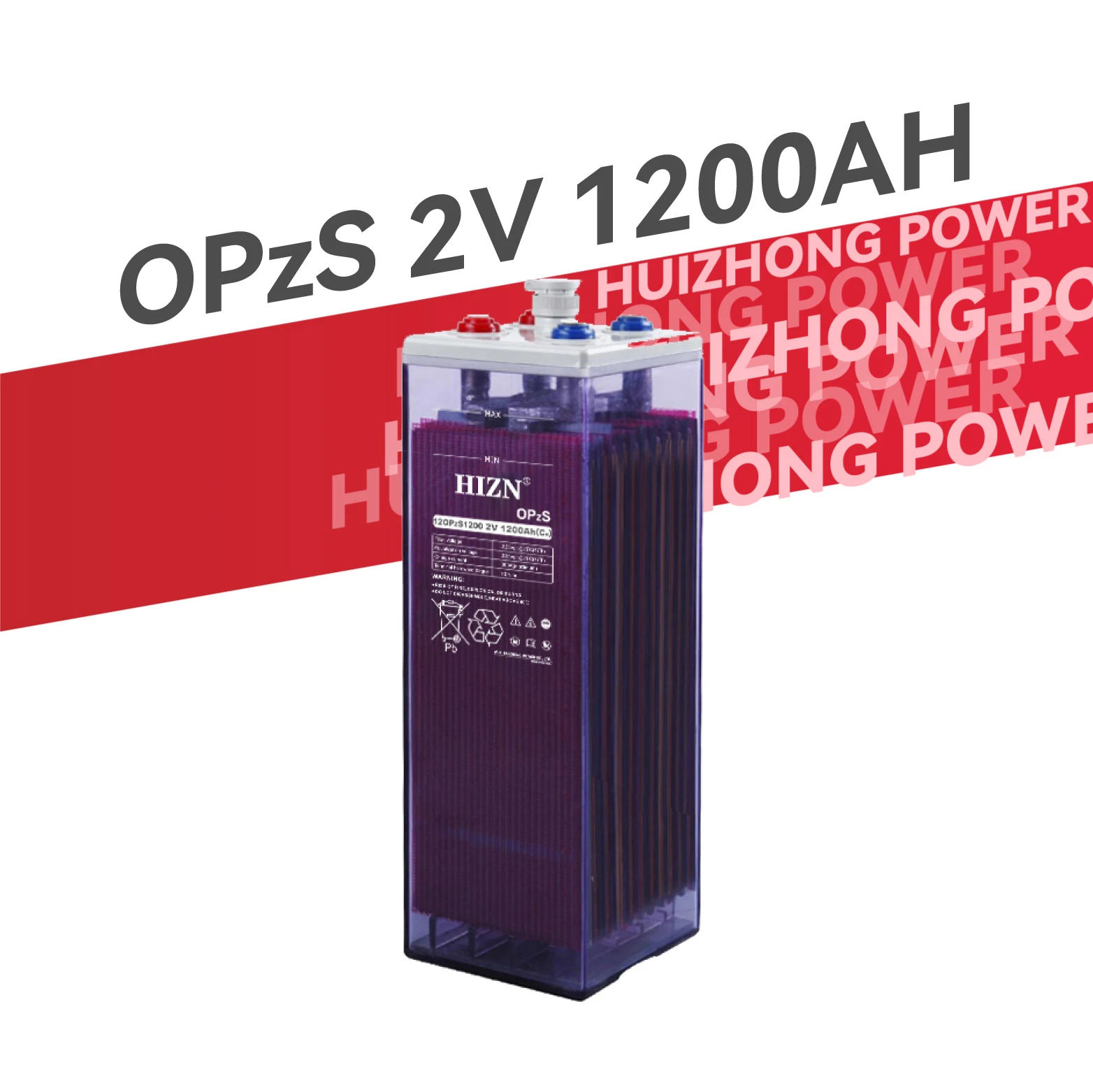 Factory Supplier 2v 1200ah Deep Cycle Industrial Stationary Batteries With Emergency Lighting Systems
