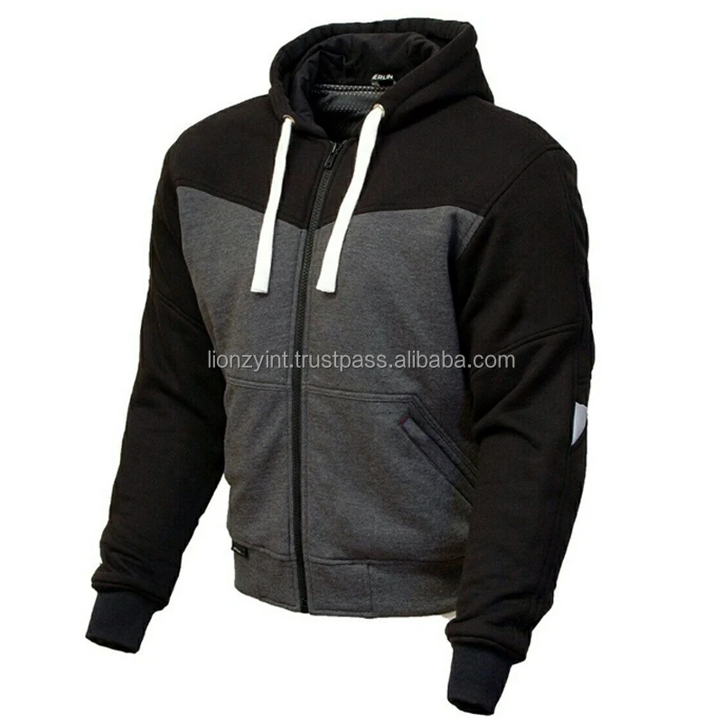 Motorbike Hoodies With Kevlar Lining Top Hoodies For Unisex New Arrival Prime Protection Made In Pakistan