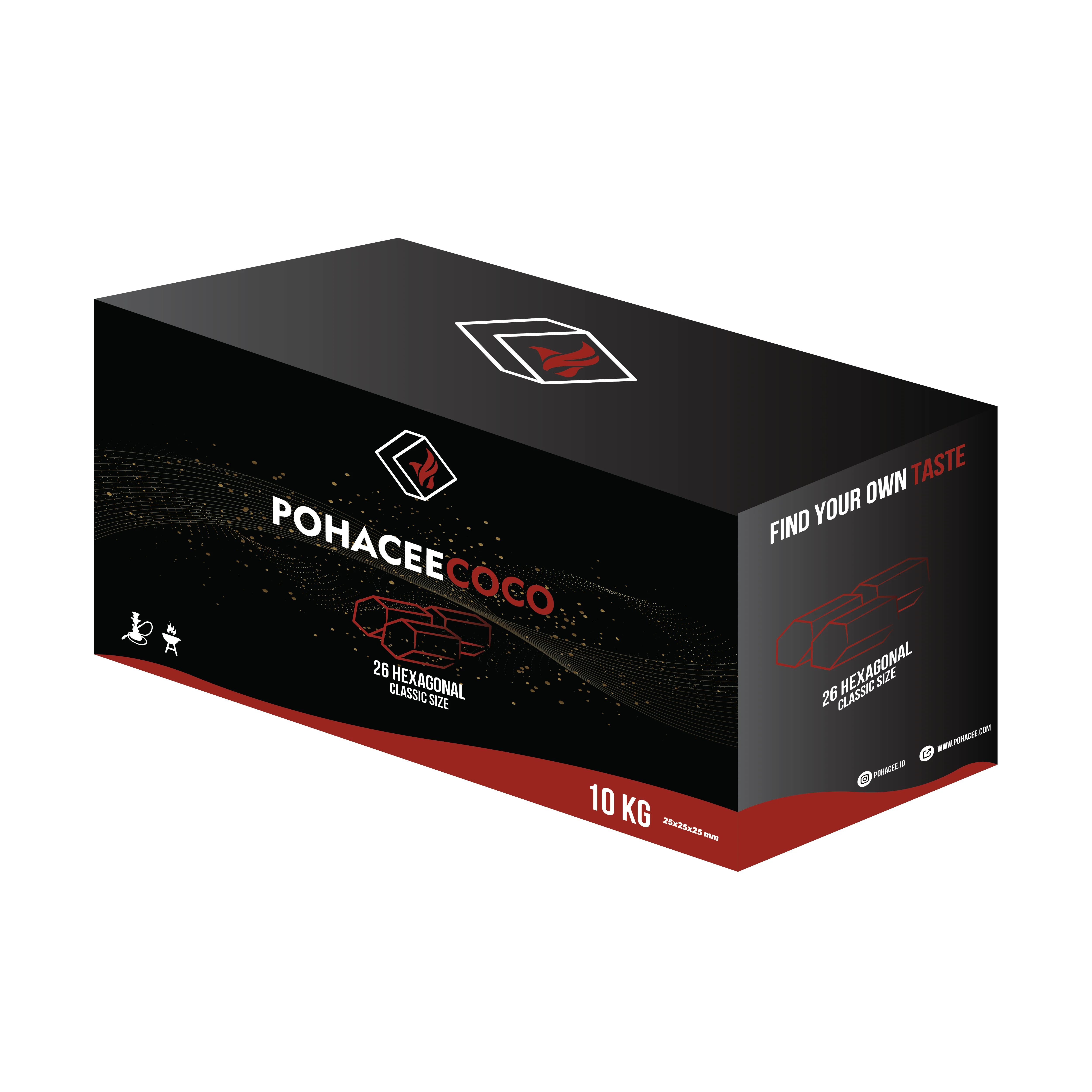 Great coconut charcoal price in india wholesale hookah charcoal long burning time coconut charcoal briquette