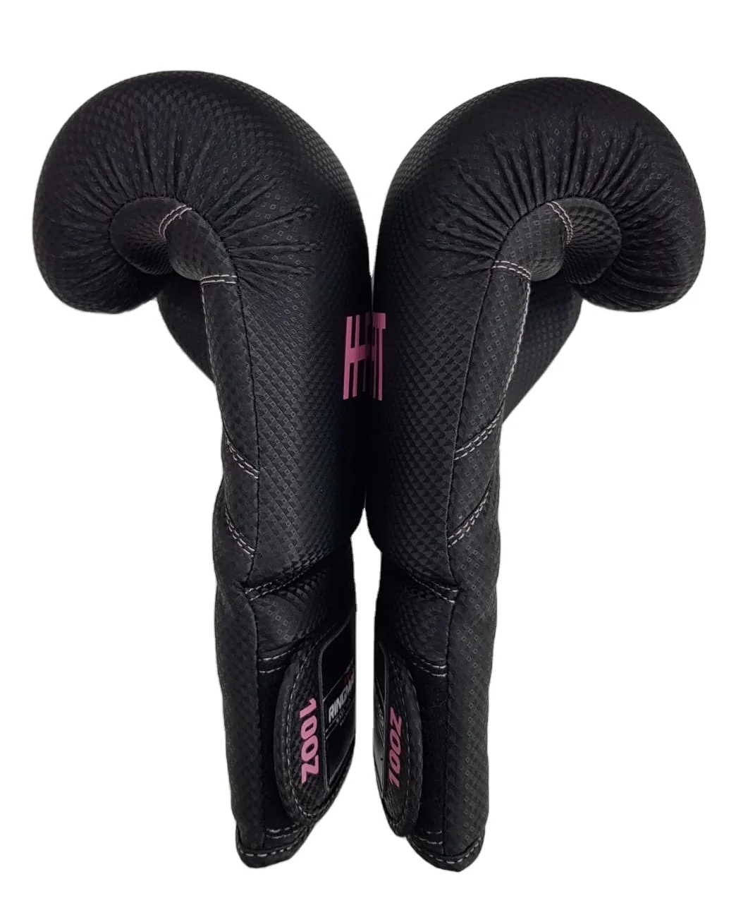 Черные матовые карбониевые Боксерские перчатки для мужчин и женщин тренировочные MMA Muay Thai высококачественные пробивки грубой сумки