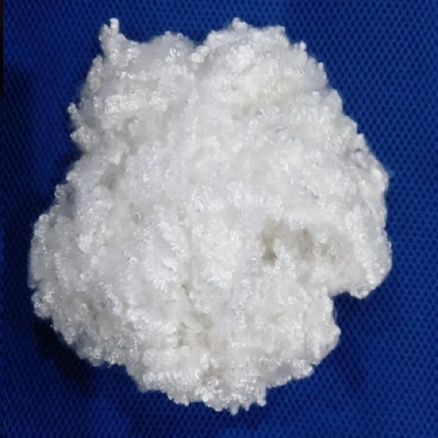 3D-20D HCNS 100% Polyester Staple Fiber A Grade Vikohasan Manufacturer and synthetic fiber and GRS recycled polyester fibre