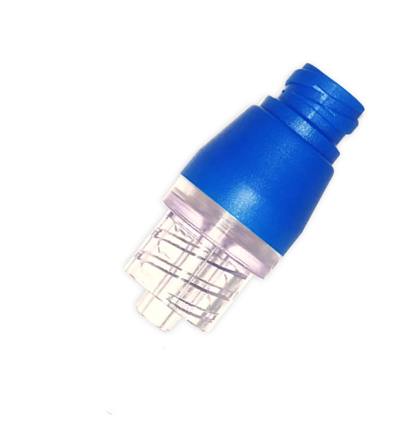 11C009 Gen1 needle free connector suitable for luer lock or luer slip empty syringe safety connector