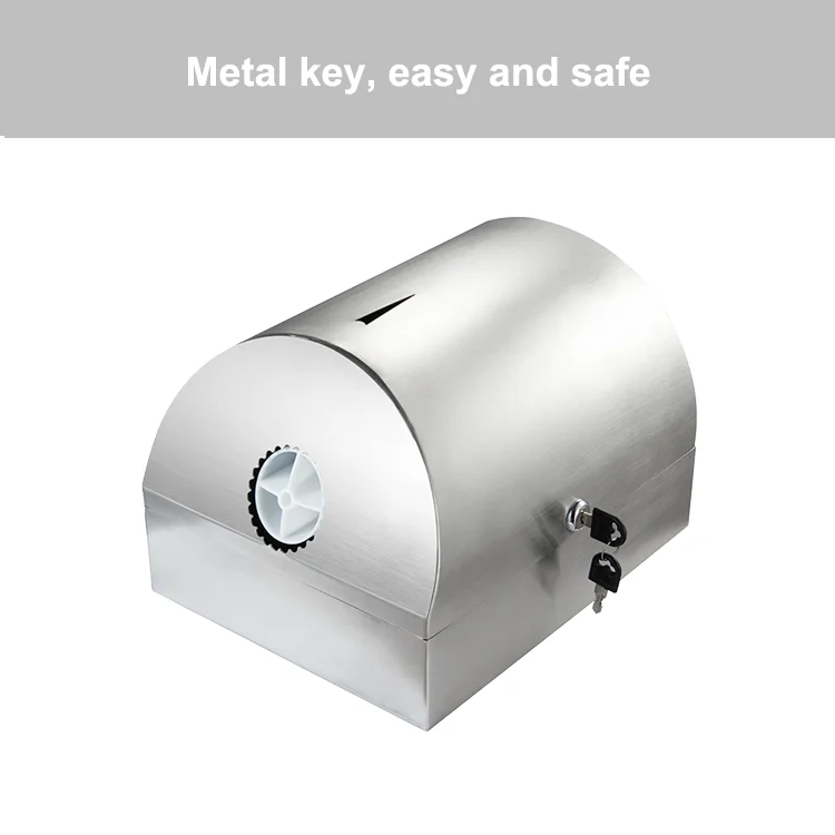 Stainless Steel Center Pull Paper Towel Dispenser Wet Wipes Dispenser for Bathroom Kitchen Commercial Use  Hand Towel Dispenser