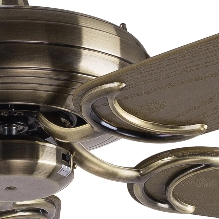 High Air volume iron ceiling fans are quiet DC motor remote control large air volume 52 inch