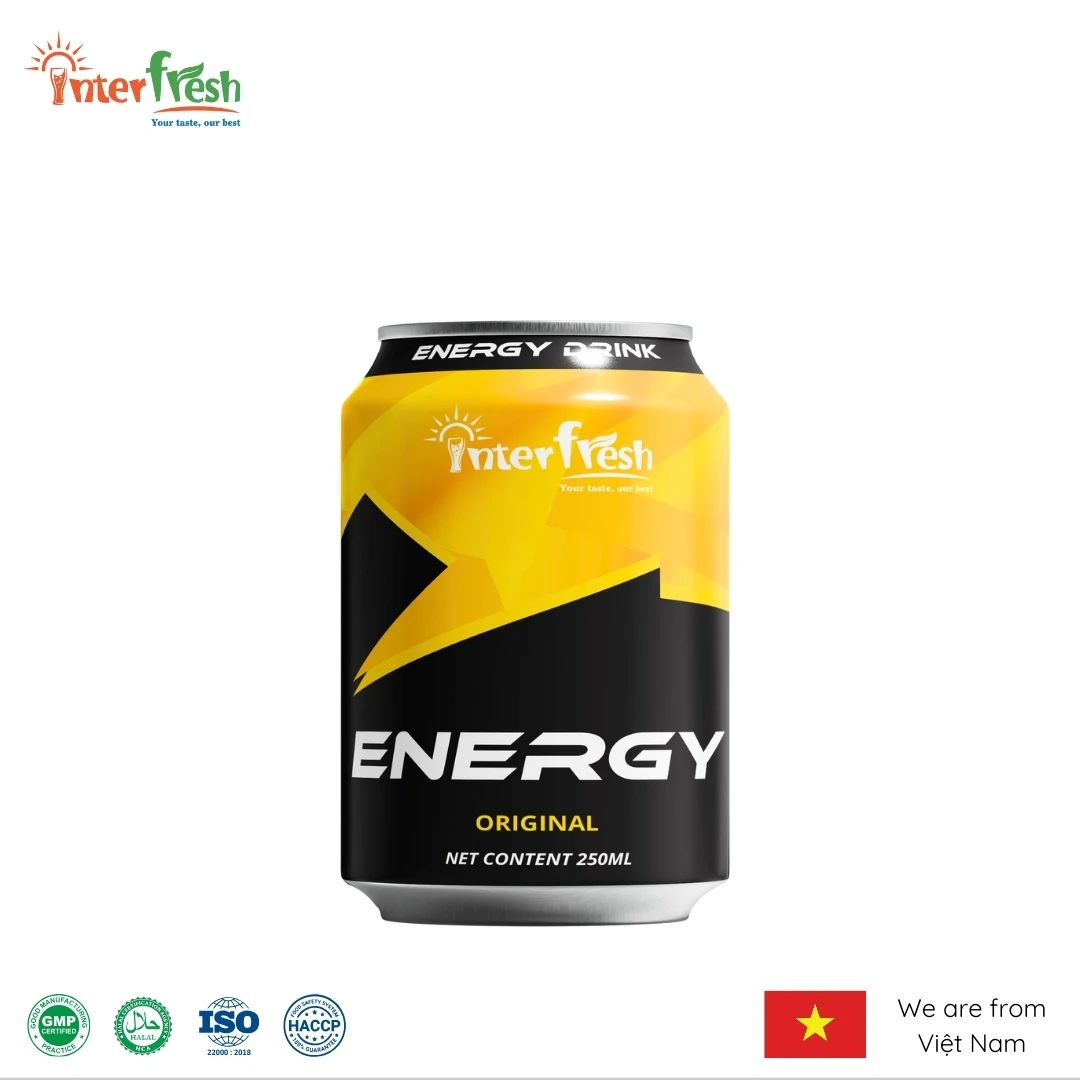 250ml Energy Drinks Original flavor Vietnam Wholesale Energy Drinks - Manufacturer & Supplier