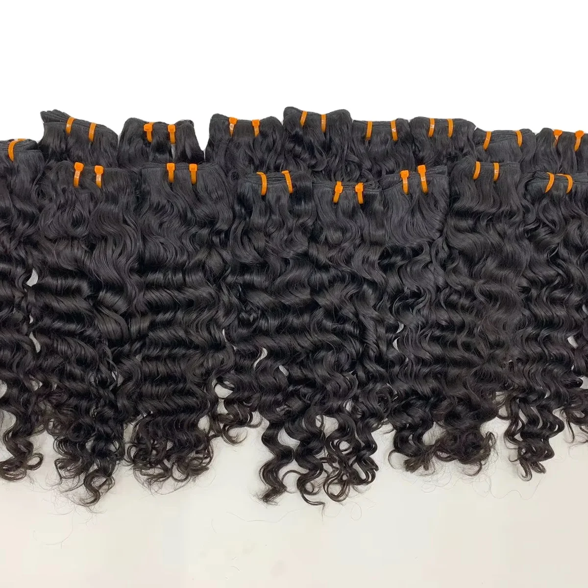 12A Grade Funmi Hair Super Double Drawn Virgin Cuticle Aligned Brazilian Hair Bundles Funmi Pixie Curly Natural Black Color