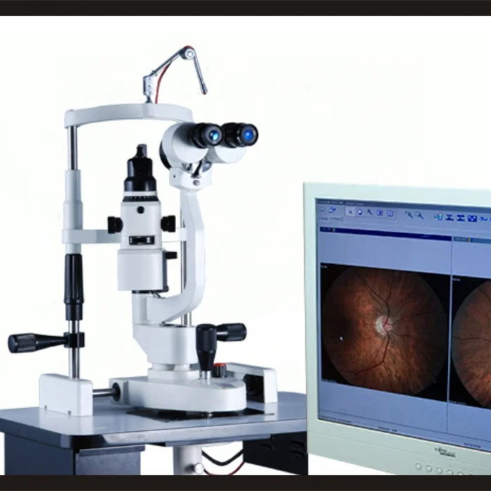 New Digital Ophthalmic Slit Lamp Microscope Portable Microscope Ophthalmology Lamp with Plastic and Metal Materials