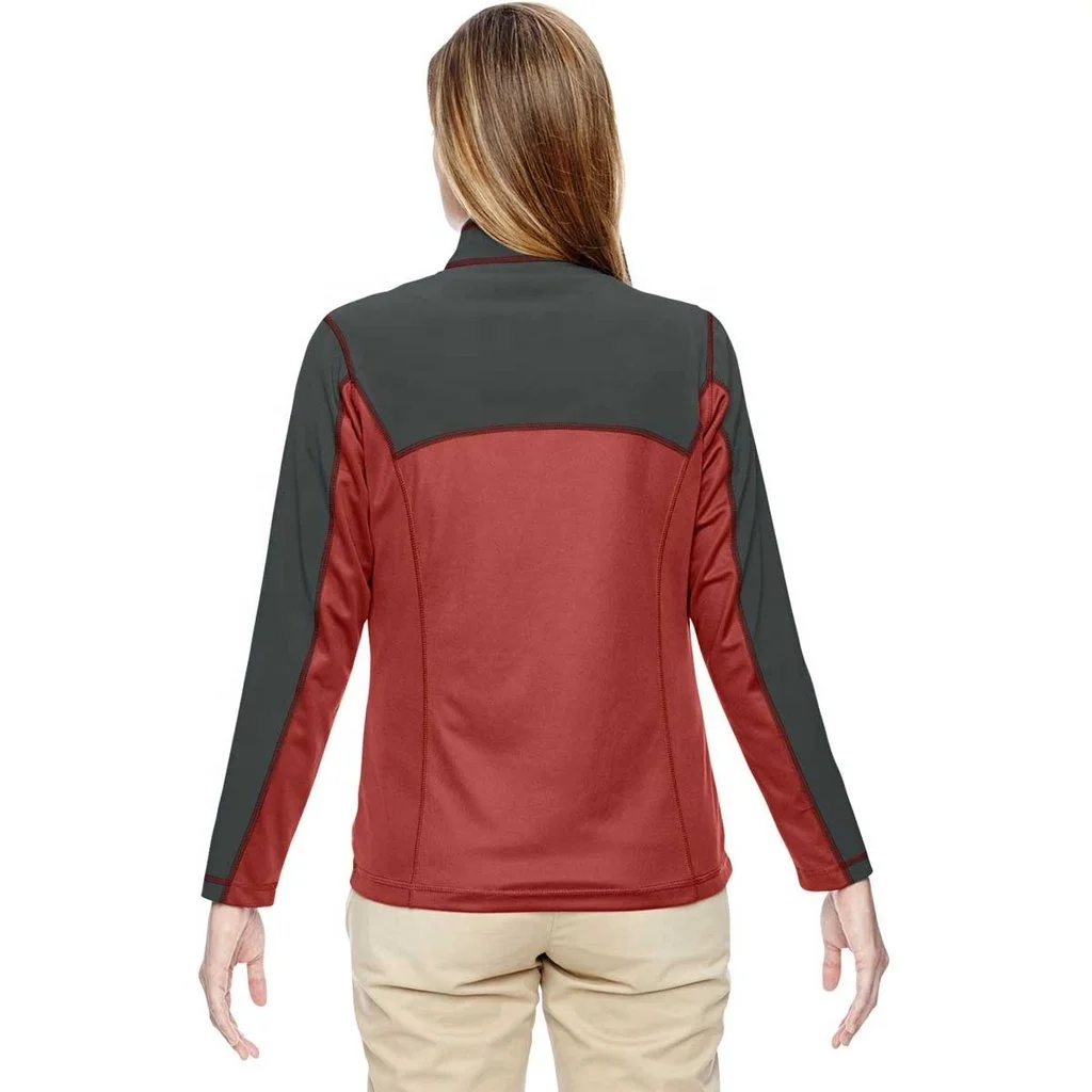 Running Sport Style Ladies Long Sleeve Cotton Polyester Fleece Quarter Zipper Sweatshirt Slim Fit Winter with Custom Logo Tags