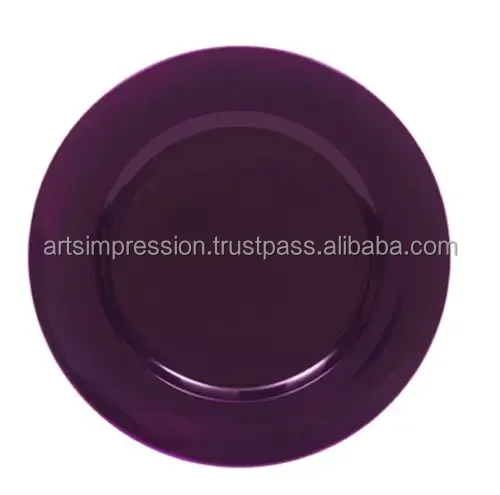 Best Selling Metal Charger Plates High Standard Nice Quality Decorative Design Tableware for Dinner & Dish Usage high standard