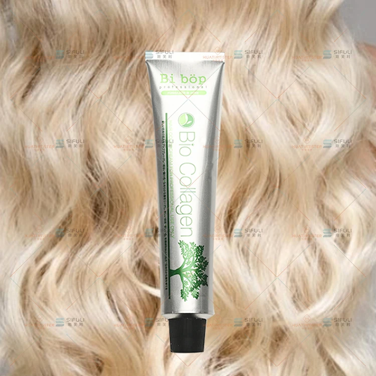 Huati Sifuli bibop 100ml Professional Permanent Hair blond Dye purple pink silver red color cream Ammonia free Salon Use