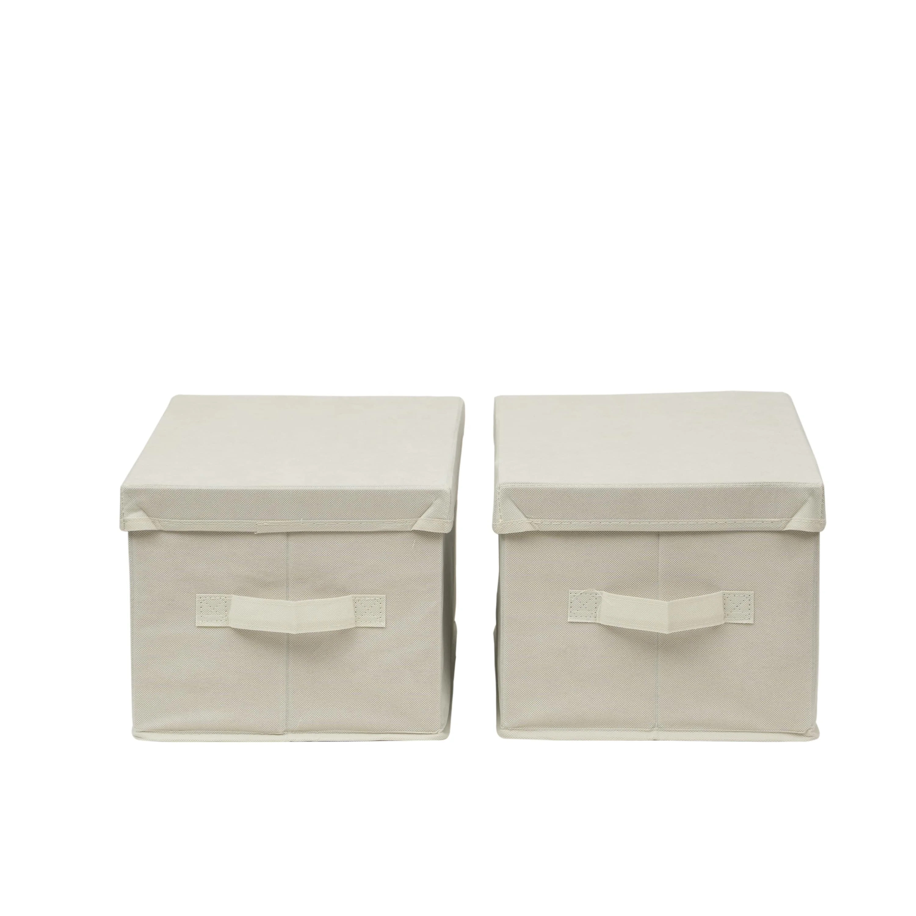 MA26.1 Set 2 Fabric Storage Bins & Boxes Foldable Organizer for Clothes Books Kids Toys OEM Customized Plastic Factory Price