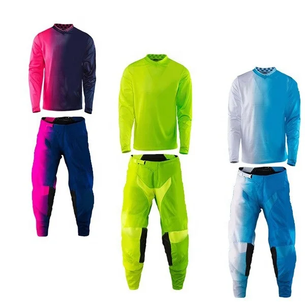 Custom Motocross Jersey Dirt Bike Off Road Racing Motocross Pant Custom Sublimation Printing MX Gear