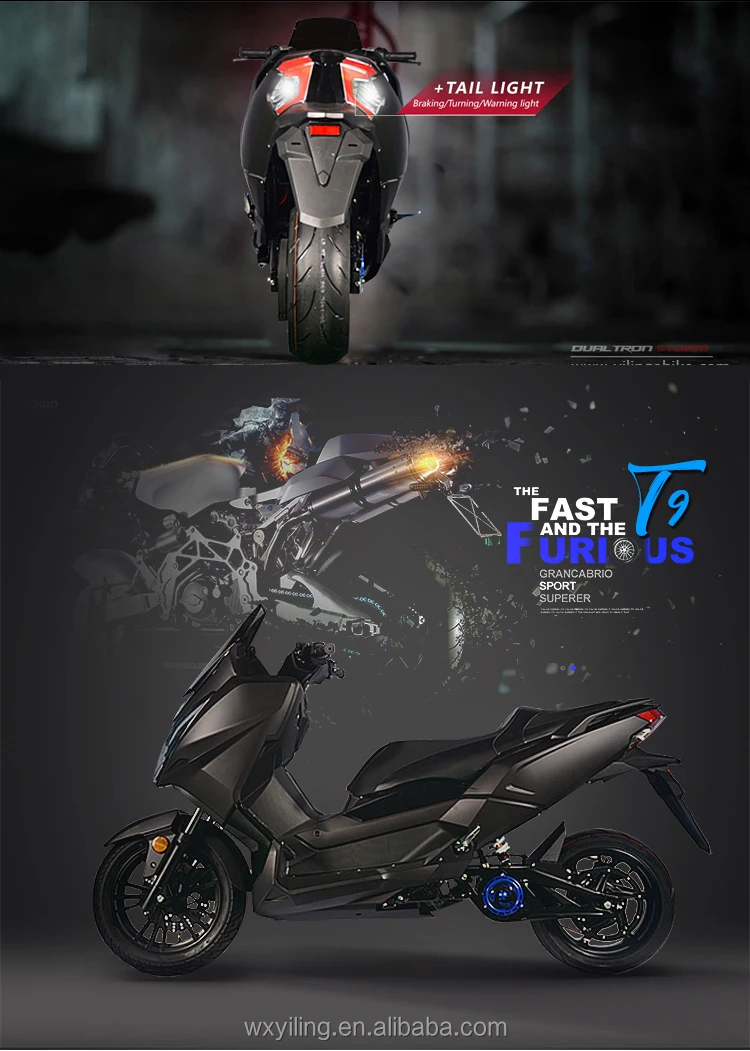 2024 Long Range Lead Acid Battery Electric Motorcycle with High Quality for Indian