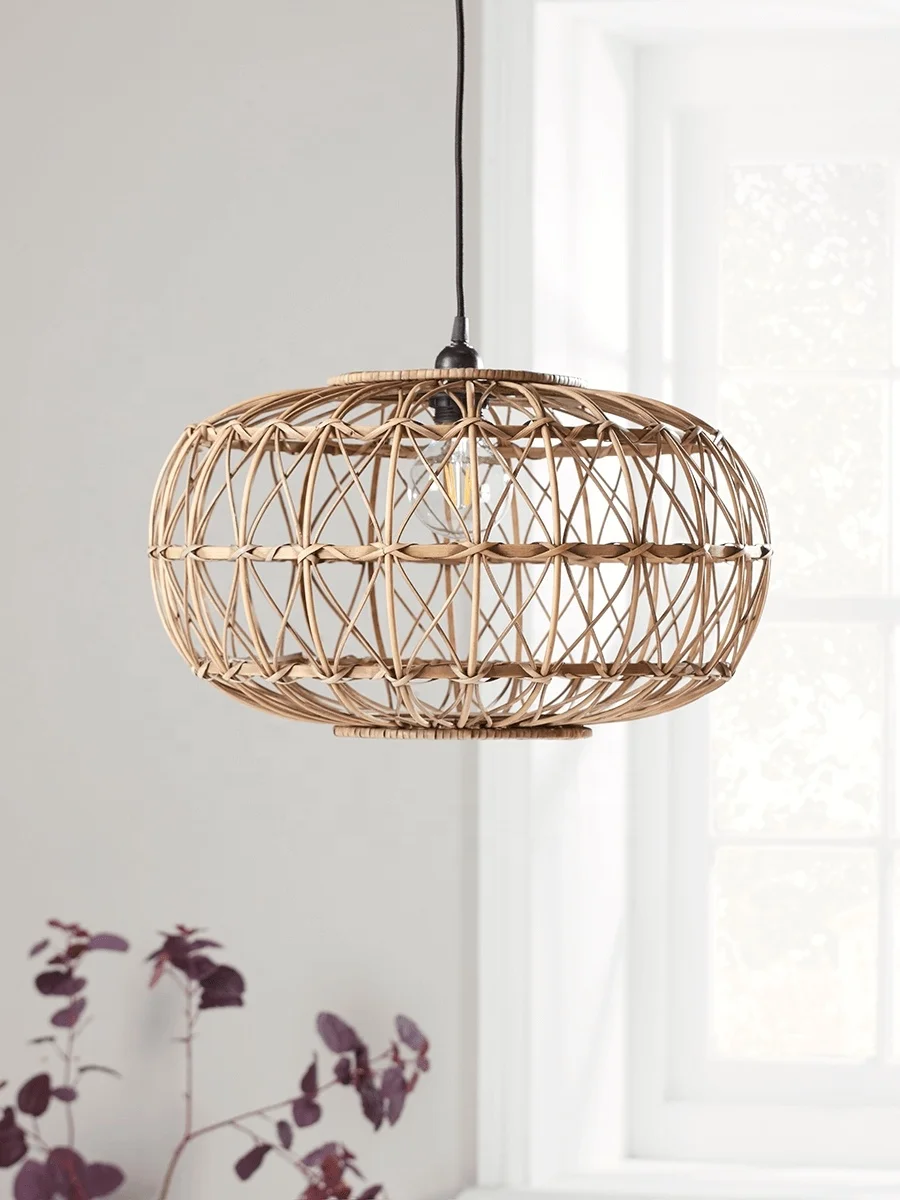 Wholesale Handmade Bamboo Ceiling Lamps Rattan Decorative Pendant Lamp Light, Chandeliers & Pendant Lights
