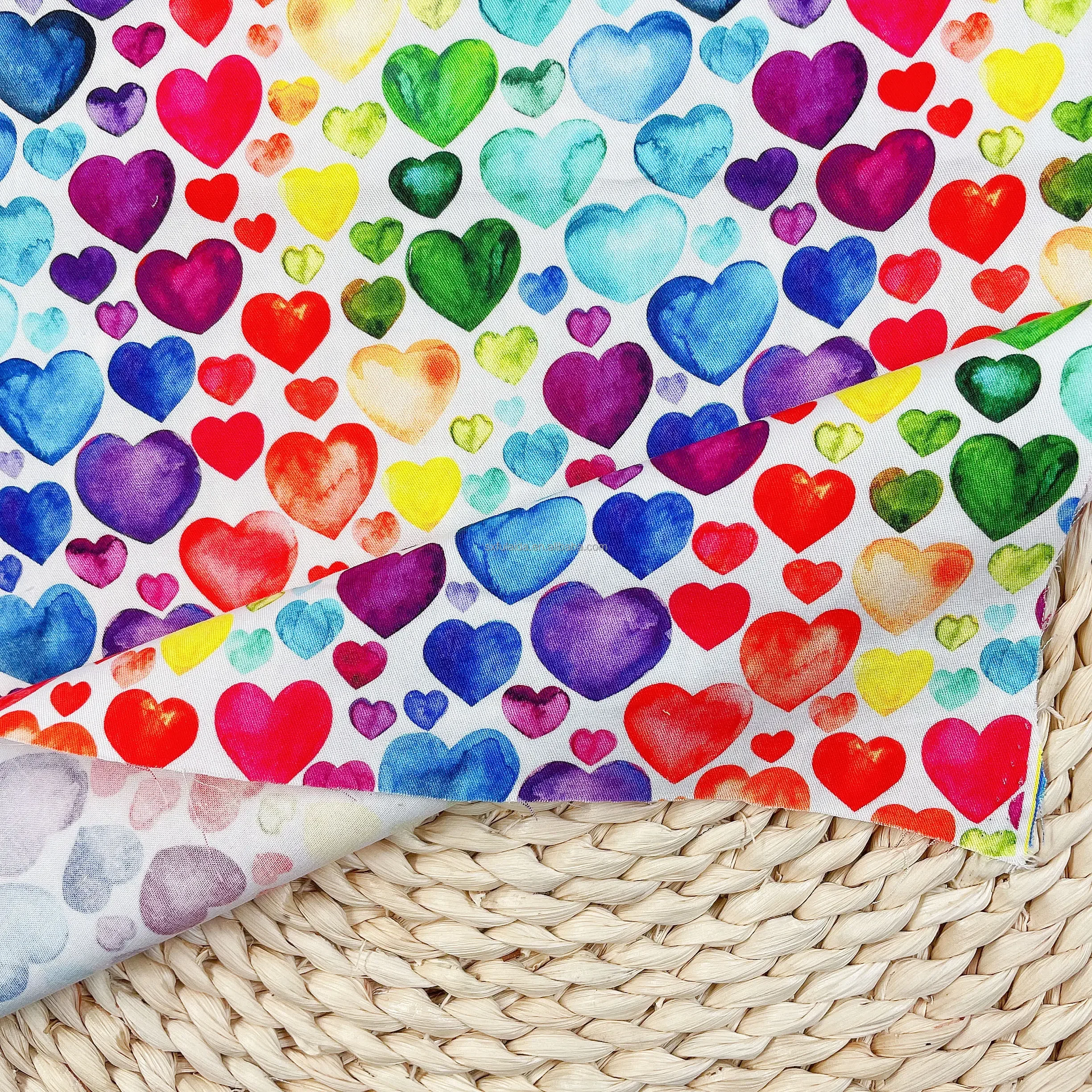 Customized 100% Cotton Prints Poplin Woven Beauty Roses Floral Printed Fabric For Baby Girls Dress Skirts Home Textile Fabric