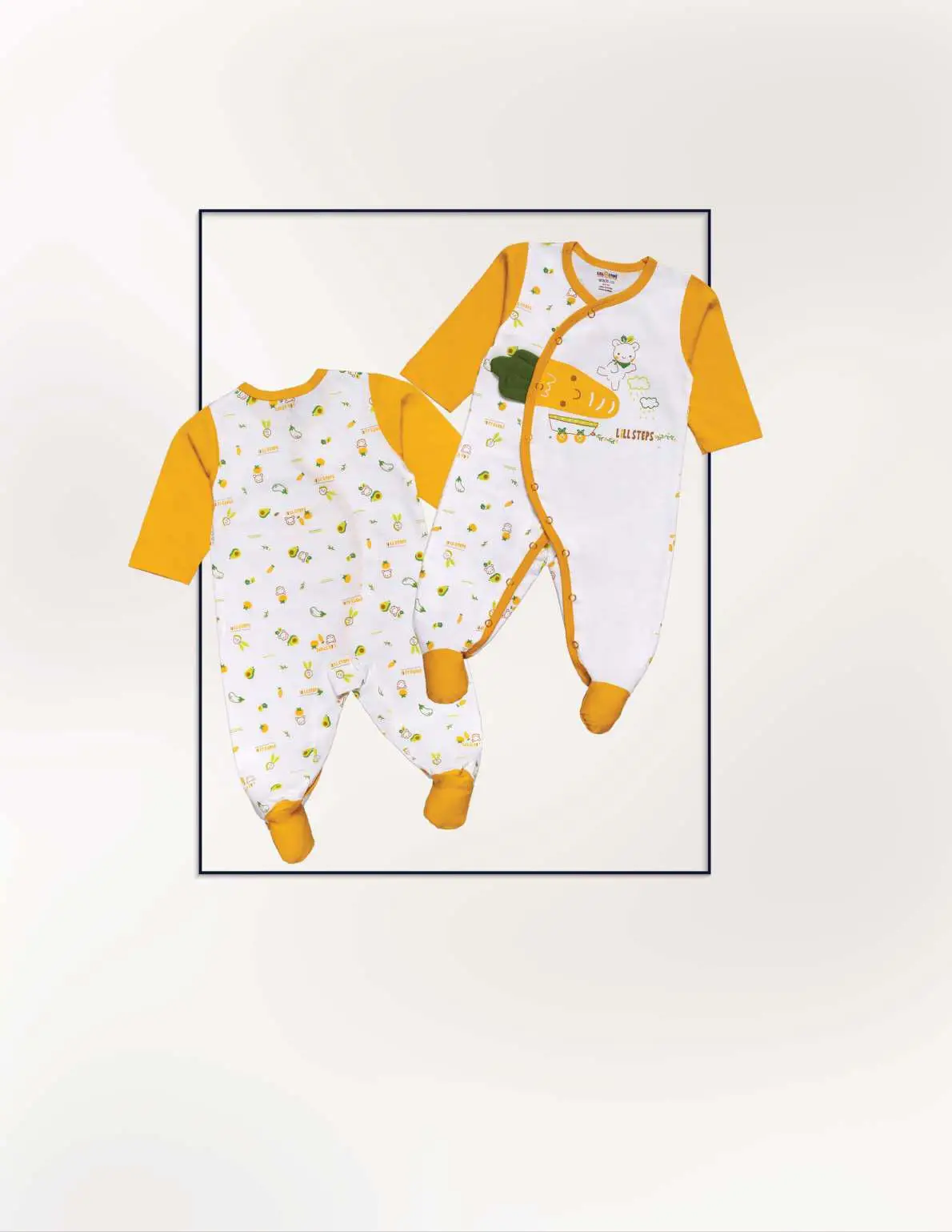 Infant and Toddler Clothing 100%Cotton Toe Covered Regular Fit Jumpsuits Available from LiLLSTEPS India