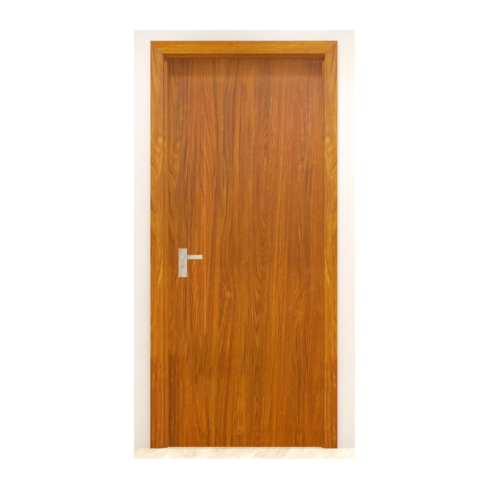 DEWOO Waterproof PVC WPC Interior Doors for Home and Hotel Modern Design for Kitchen and Bedroom Plastic Material