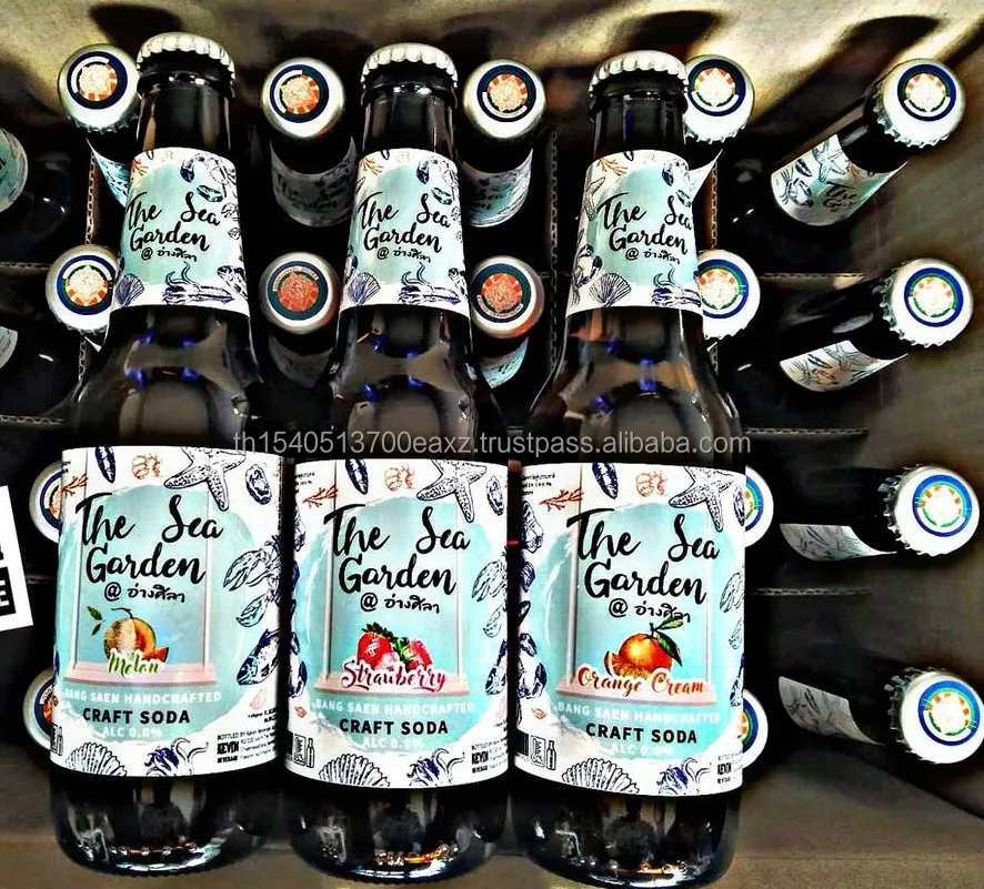 Premium Lemon Grass Mint Craft Soda  Low Sugar