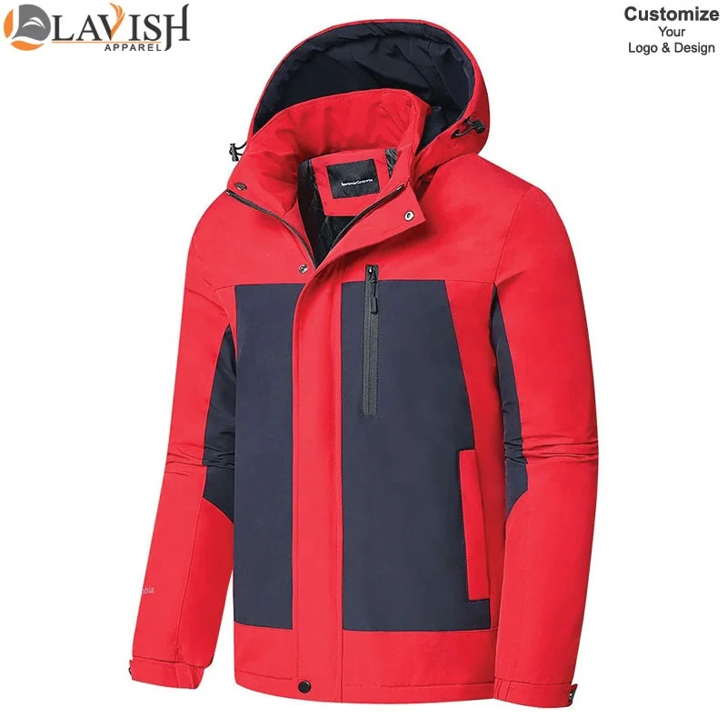 Мужская Теплая Лыжная куртка с капюшоном повседневная Водонепроницаемая уличная Классическая из хлопка 4XL весна-осень 2021