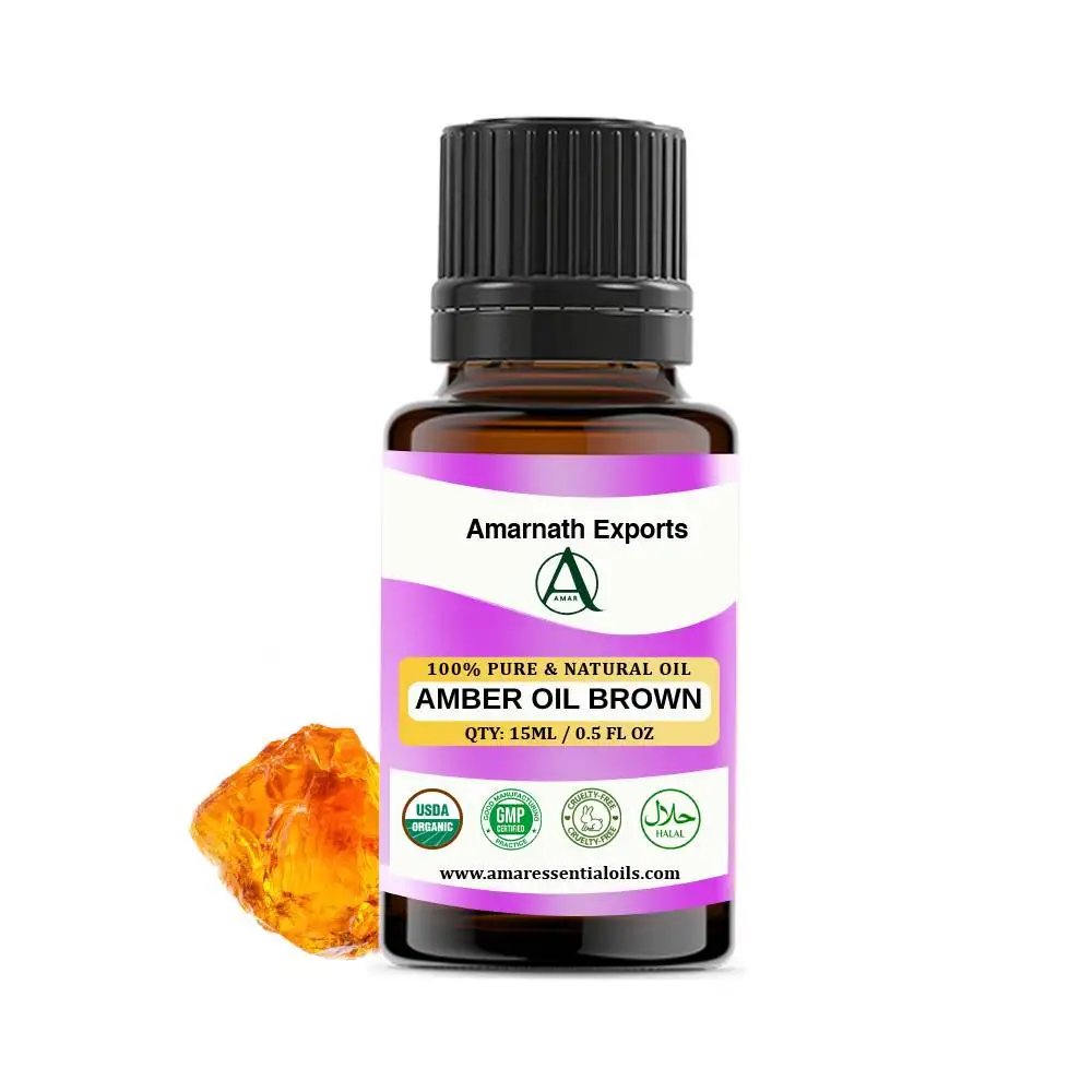 Pure Amber Brown Oil Export Quality