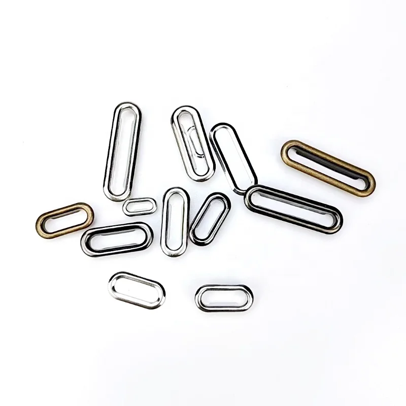 Hot Sell Oval Shape Metal Eyelets with Hight Quality Colors Coated