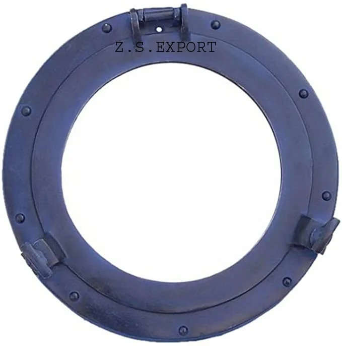 Vintage Nautical brass porthole Mirror Luxury Brass wall mirror Premium Vintage Antique  Rustic Polished Aluminium Black Porthor