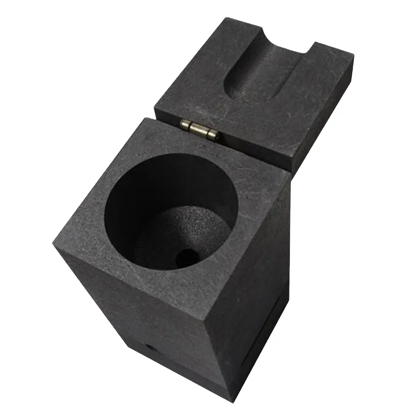 Graphite mould of exothermic welding process