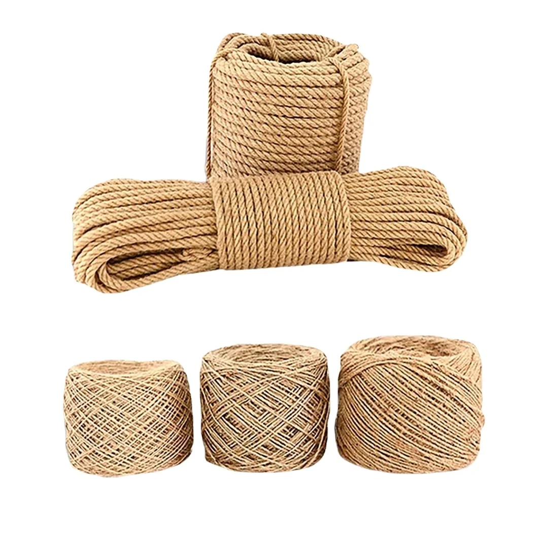  100% Высококачественная упаковка джутовая веревка/пряжа от производителя в Бангладеш