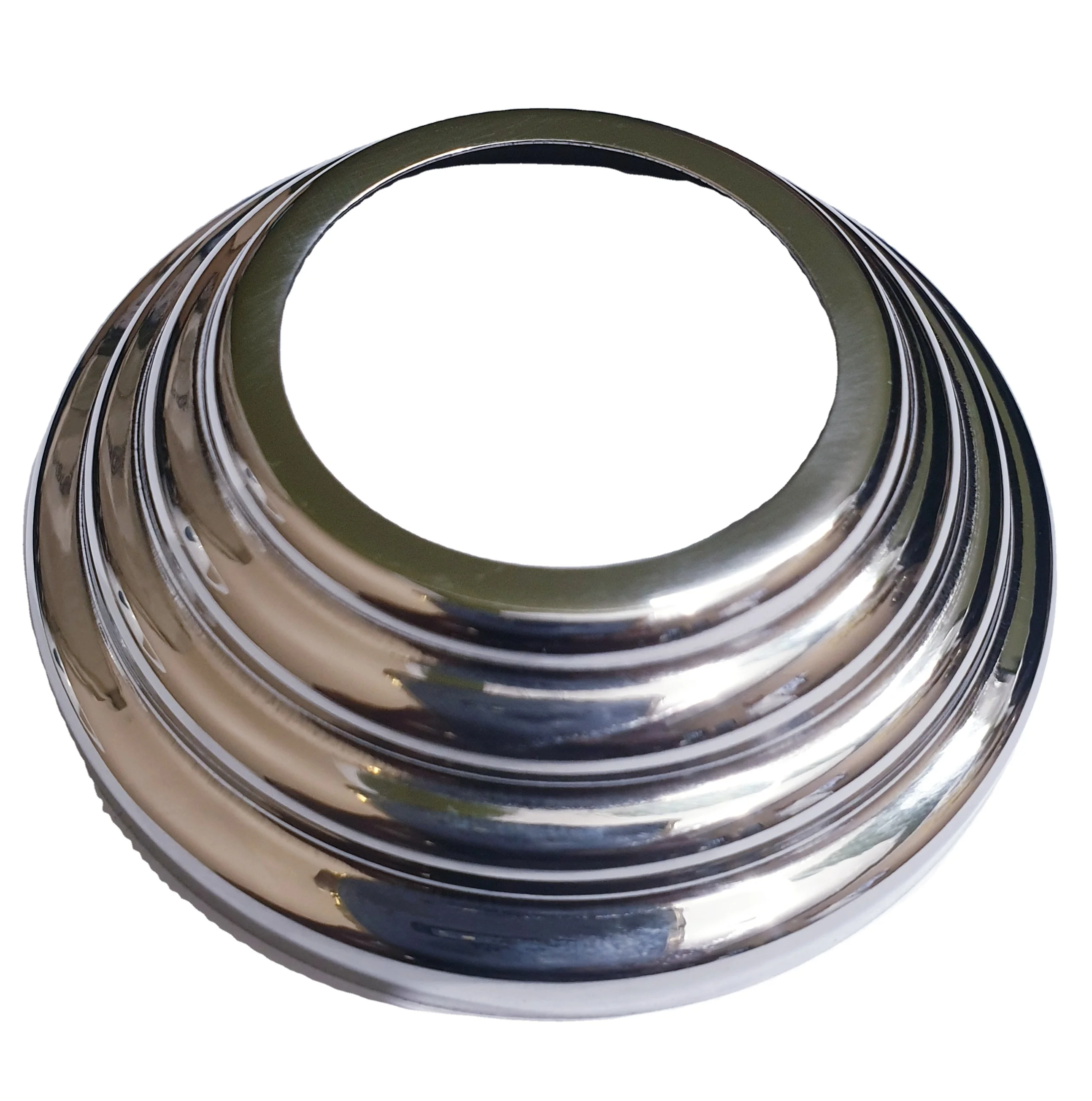 Modern Premium Quality Stainless Steel Iron Stair Parts Three-Step and Single-Step Base Covers for Outdoor Railings Staircases