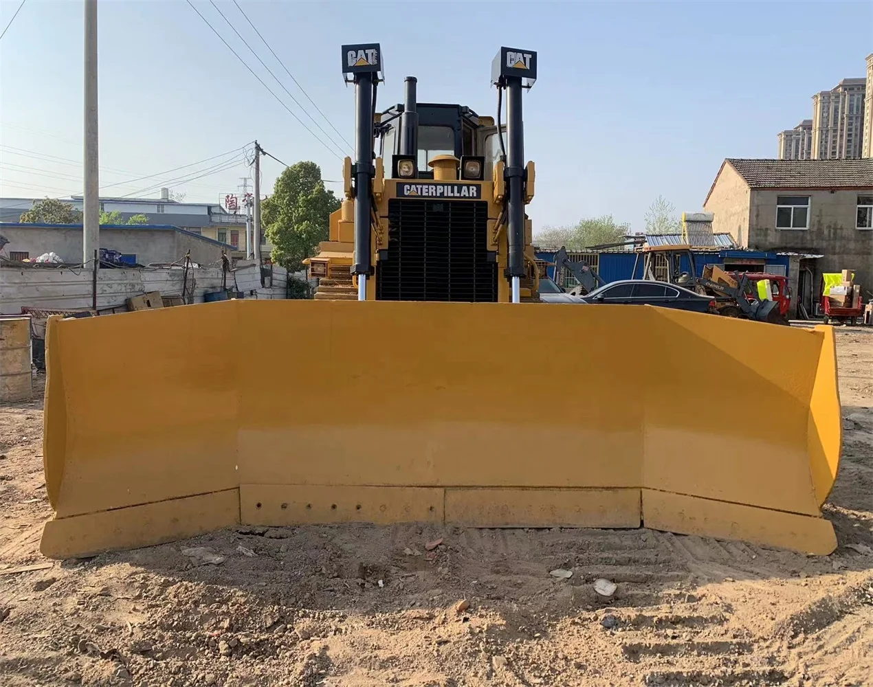 High Quality Secondhand Japan Origin Cat Bulldozer Used D7H D7G D7R D8R D8H D8K D8N Bulldozers with three ripper